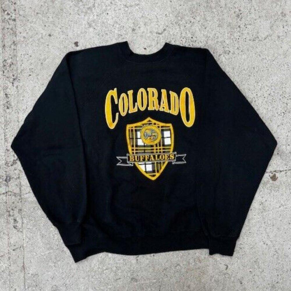 Colorado Buffaloes College University Graphic Crewneck Sweatshirt